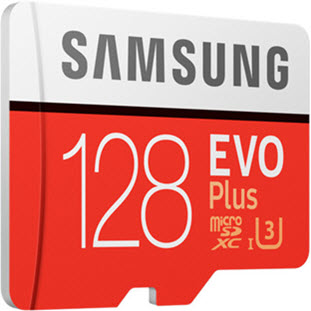 Фото товара Samsung EVO Plus microSDXC MB-MC128GA/RU 128Gb + SD adapter