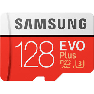 Фото товара Samsung EVO Plus microSDXC MB-MC128GA/RU 128Gb + SD adapter