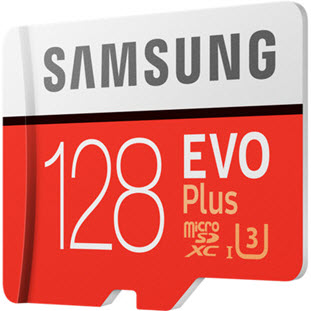 Фото товара Samsung EVO Plus microSDXC MB-MC128GA/RU 128Gb + SD adapter