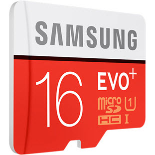 Фото товара Samsung EVO Plus microSDHC MB-MC16DA/RU 16Gb + SD adapter