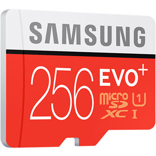 Фото товара Samsung EVO Plus microSDXC MB-MC256DA/RU 256Gb + SD adapter