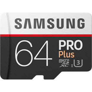 Фото товара Samsung PRO Plus microSDXC MB-MD64GA/RU 64Gb + SD adapter