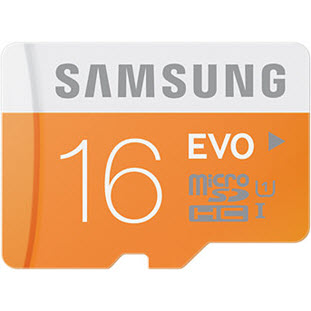 Фото товара Samsung EVO microSDHC MB-MP16DA/RU 16Gb + SD adapter