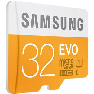 Фото товара Samsung EVO microSDHC MB-MP32DA/RU 32Gb + SD adapter