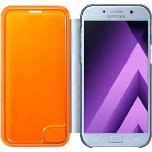 Фото товара Samsung Neon Flip Cover книжка для Galaxy A7 2017 (EF-FA720PLEGRU, голубой)