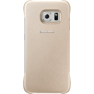 Чехол Samsung Protective Cover накладка для Galaxy S6 Edge (EF-YG925BFEGRU, золотой)