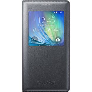 Фото товара Samsung S-View Cover книжка с окошком для Galaxy A5 (EF-CA500BCEGRU, черный)