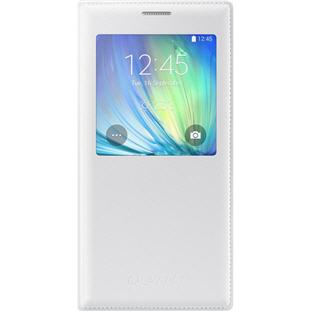 Фото товара Samsung S-View Cover книжка с окошком для Galaxy A7 (EF-CA700BWEGRU, белый)