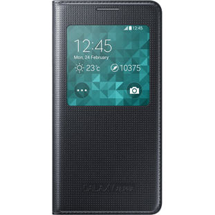Фото товара Samsung S-View Cover книжка с окошком для Galaxy Alpha (черный)