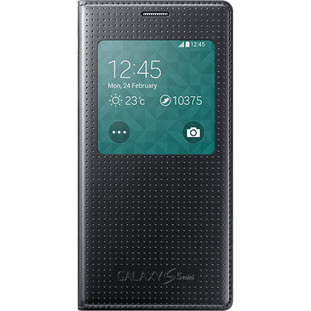 Фото товара Samsung S-View Cover книжка с окошком для Galaxy S5 mini (EF-CG800BBEGRU, черный)