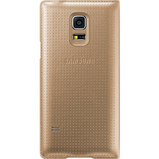 Фото товара Samsung S-View Cover книжка с окошком для Galaxy S5 mini (EF-CG800BFEGRU, золотой)