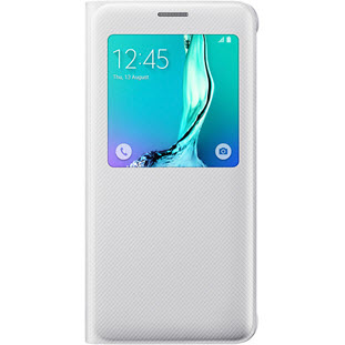 Фото товара Samsung S-View Cover книжка с окошком для Galaxy S6 Edge+ (EF-CG928PWEGRU, белый)