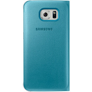 Фото товара Samsung S-View Cover книжка с окошком для Galaxy S6 (EF-CG920PLEGRU, голубой)