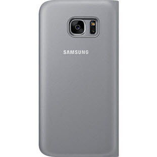 Фото товара Samsung S-View Cover книжка с окошком для Galaxy S7 (EF-CG930PSEGRU, серебристый)