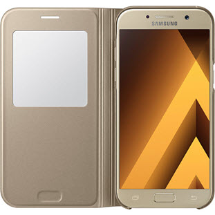 Фото товара Samsung S View Standing Cover книжка для Galaxy A5 2017 (EF-CA520PFEGRU, золотой)