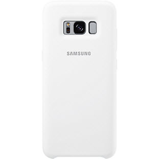 Чехол Samsung Silicone Cover накладка для Galaxy S8 (EF-PG950TWEGRU, белый)