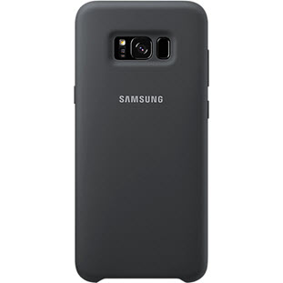 Чехол Samsung Silicone Cover накладка для Galaxy S8+ (EF-PG955TSEGRU, черный)