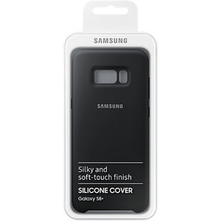 Фото товара Samsung Silicone Cover накладка для Galaxy S8+ (EF-PG955TSEGRU, черный)