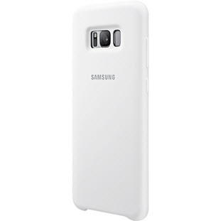 Фото товара Samsung Silicone Cover накладка для Galaxy S8+ (EF-PG955TWEGRU, белый)