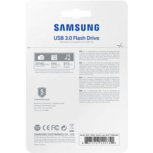 Фото товара Samsung BAR USB 3.0 128Gb (MUF-128BA/APC, золотистый)