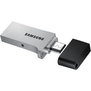 Фото товара Samsung DUO USB 3.0 128Gb (MUF-128CB/APC, OTG, серебристый)