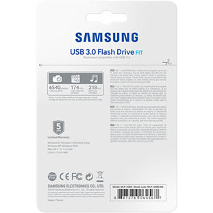 Фото товара Samsung FIT USB 3.0 32Gb (MUF-32BB/APC, белый)