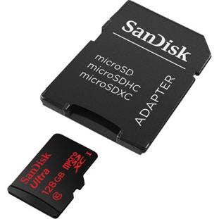 Фото товара Sandisk Ultra microSDXC Class 10 UHS-I 30MB/s (128GB + SD adapter)