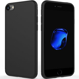 Чехол Silco силиконовый для iPhone 7 (черный)
