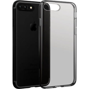 Чехол Silco силиконовый для iPhone 7 Plus (прозрачный серый)