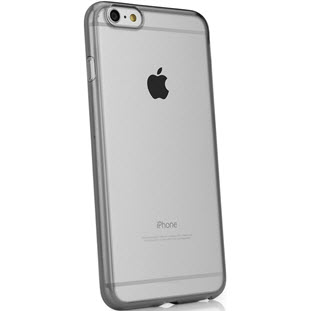 Чехол Silco силиконовый для iPhone 6 Plus/6S Plus (прозрачный серый)