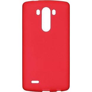 Чехол Silco силиконовый для LG G3 (красный матовый)