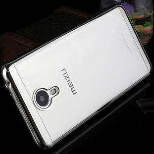 Фото товара Silco силиконовый для Meizu M3 Note (глянцевый прозрачный с серебристой окантовкой)
