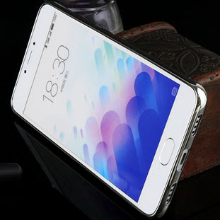 Фото товара Silco силиконовый для Meizu M3 Note (глянцевый прозрачный с серебристой окантовкой)