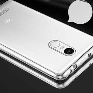 Фото товара Silco силиконовый для Xiaomi Redmi Note 3/3 Pro (глянцевый прозрачный с серебристой окантовкой)