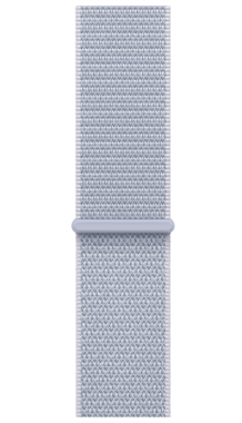 Фото товара Apple Watch SE (2024) 44mm Silver Aluminum Case with Blue Cloud Sport Loop (GPS)