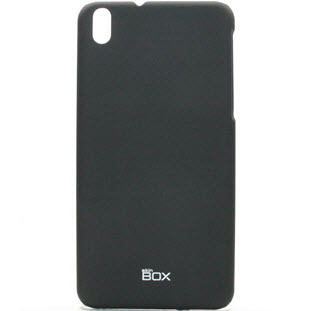 Чехол SkinBox накладка-пластик для HTC Desire 816 (черный)