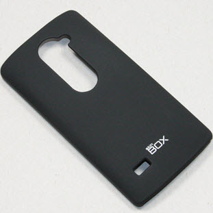 Чехол SkinBox накладка-пластик для LG Leon (черный)