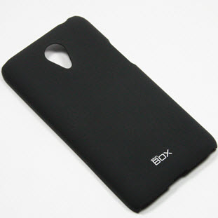 Чехол SkinBox накладка-пластик для Meizu M1 Note (черный)