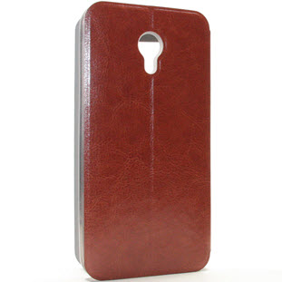 Фото товара SkinBox Lux AW кожаный книжка для Meizu M2 Note (коричневый)