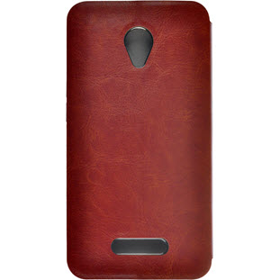 Фото товара SkinBox Lux книжка для Micromax Q391 (коричневый)