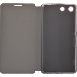 Фото товара SkinBox Lux книжка для Sony Xperia M5 (черный)