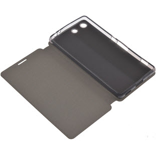 Фото товара SkinBox Lux книжка для Sony Xperia M5 (черный)