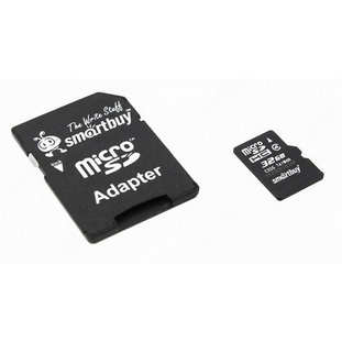 Фото товара SmartBuy microSDHC Class 10 32GB + SD adapter