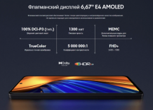 Фото товара Xiaomi Poco F4 (6/128 Gb Global, Черный)