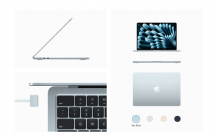 Фото товара Apple MacBook Air 13 2025 M4 (10-core CPU, 10-core GPU) / RAM 24GB / SSD 512GB Silver (Серебристый)