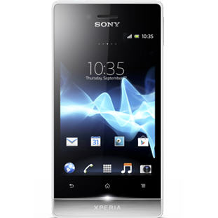 Мобильный телефон Sony ST23i Xperia miro (white silver)