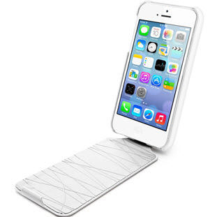 Фото товара Spigen illuzion legend флип кожаный для iPhone 5/5S/SE (white)