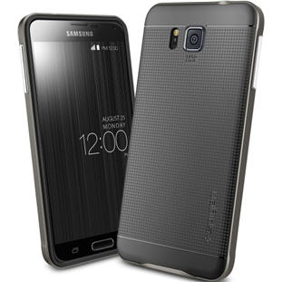 Чехол Spigen Neo Hybrid накладка для Samsung Galaxy Alpha (gunmetal)