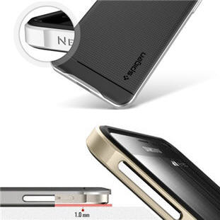 Фото товара Spigen Neo Hybrid накладка для Samsung Galaxy Alpha (gunmetal)