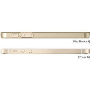 Фото товара Spigen UltraThin Air A накладка для iPhone 5/5S (champagne gold)